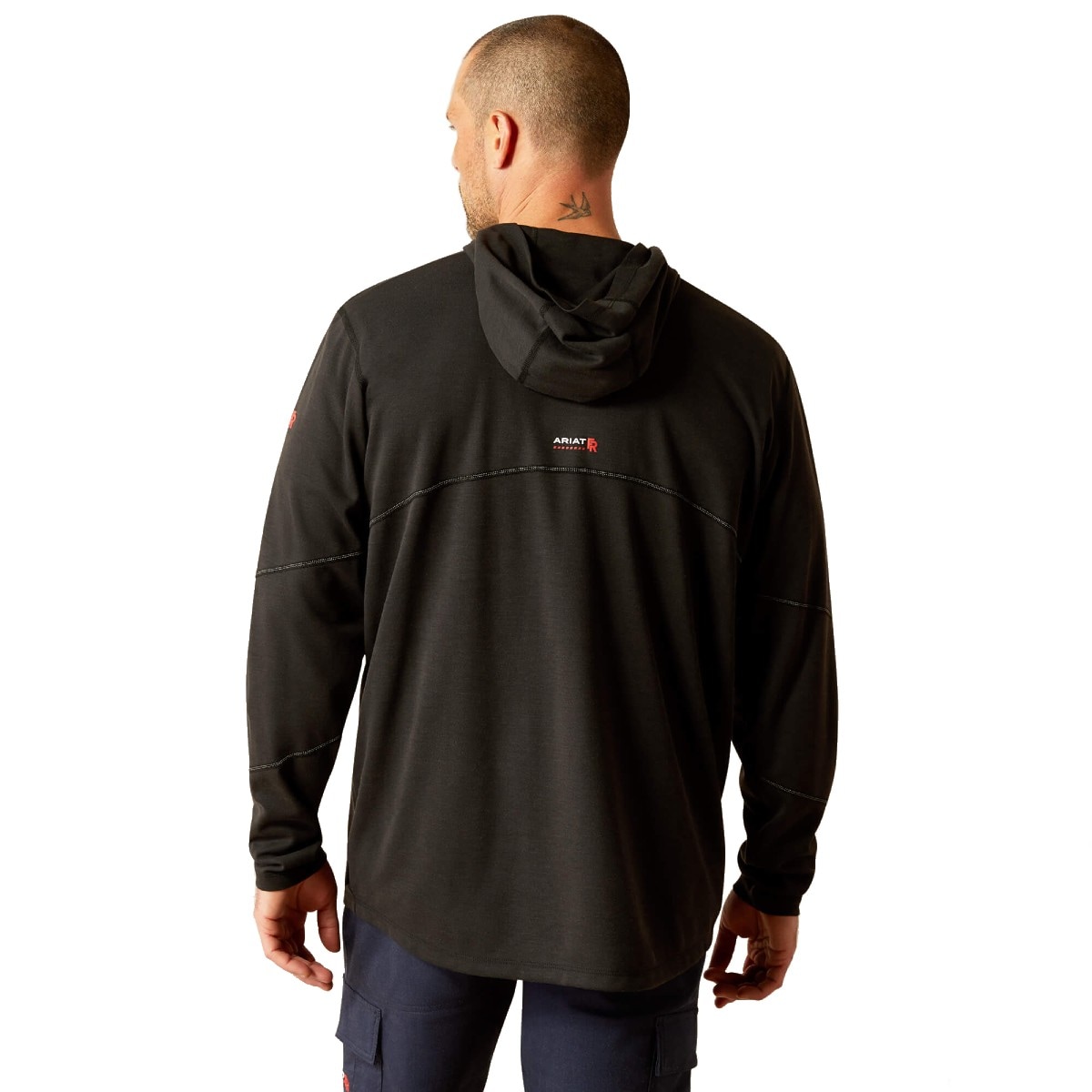 Ariat FR Primo Hooded T-Shirt in Black